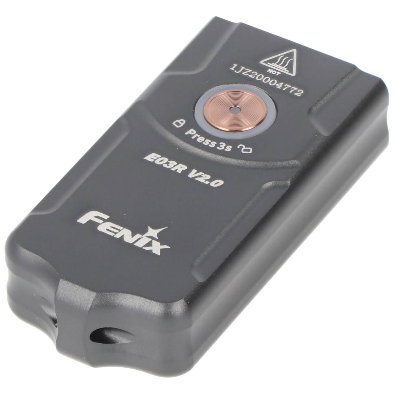 Porte-clés LED Fenix E03R V2.0, max 500 lumens, avec feu de position en rouge et vert, ultra-léger et compact,...-1