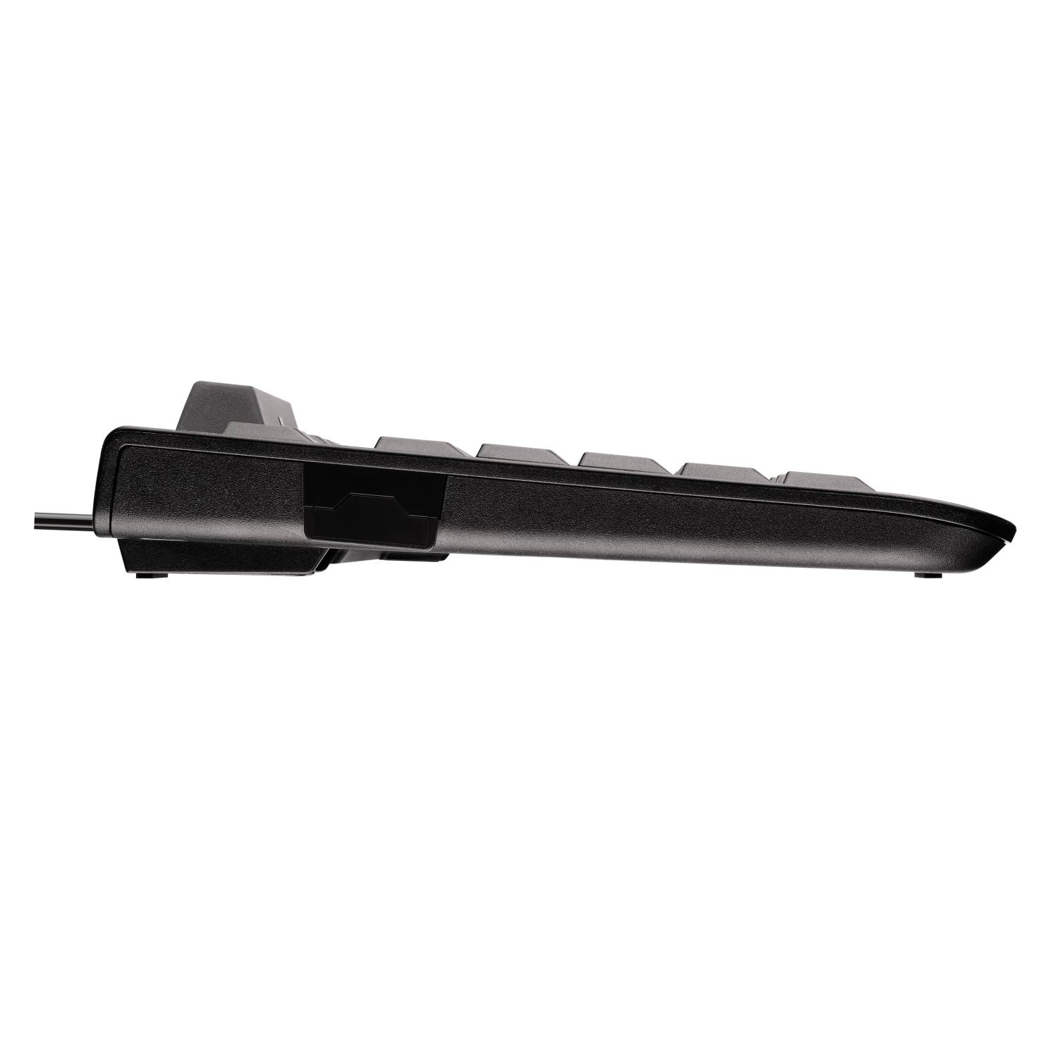 CHERRY KC 1000 SC Clavier filaire lecteur cartes à puce, noir, USB, AZERTY - FR, Taille réelle (100 %), Avec fil, USB, C-4