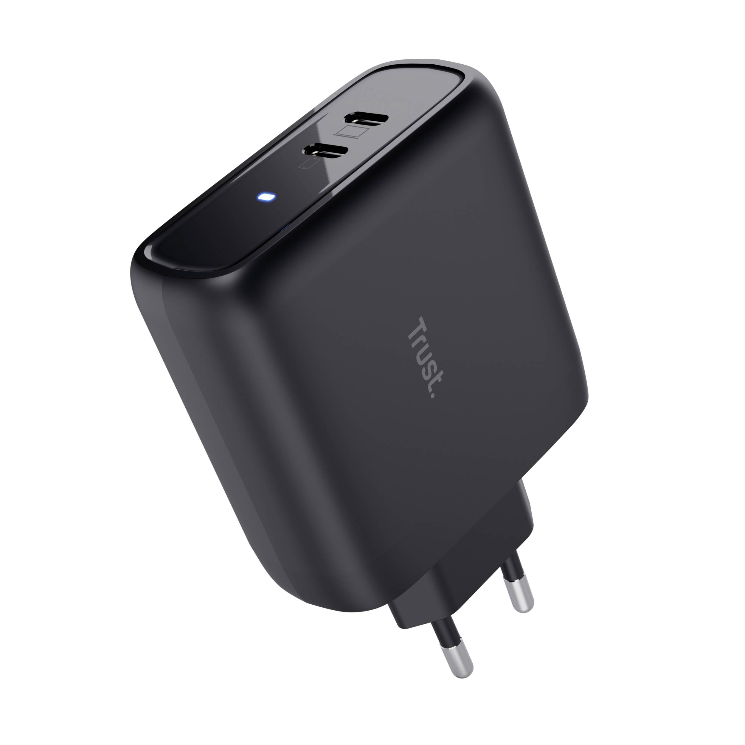 TRUST MAXO 65W 2P USB-C Charger Black-1