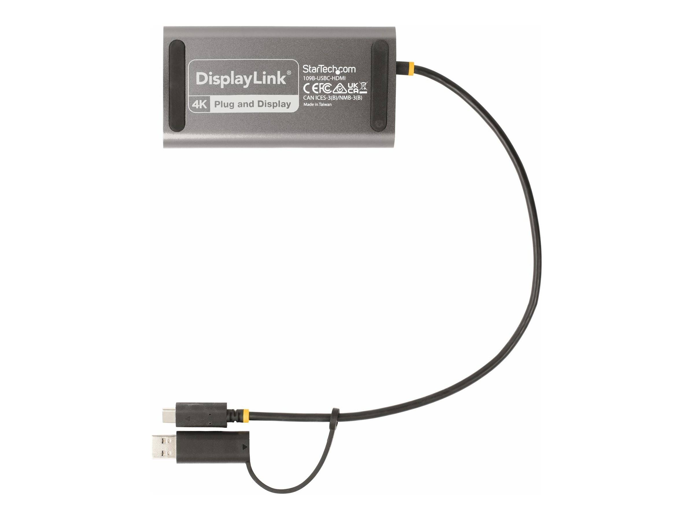 USB-C to Dual-HDMI Adapter 4K 60Hz PD-2