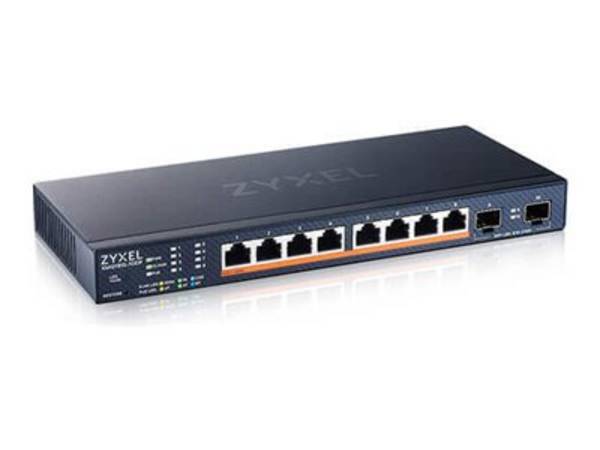 Zyxel XMG1915-10EP, Géré, L2, 2.5G Ethernet (100/1000/2500), Connexion Ethernet, supportant l'alimentation via ce port (