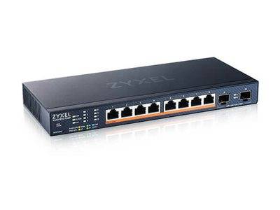 Zyxel XMG1915-10EP, Géré, L2, 2.5G Ethernet (100/1000/2500), Connexion Ethernet, supportant l'alimentation via ce port (-1
