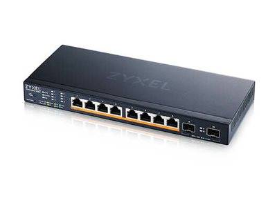 Zyxel XMG1915-10EP, Géré, L2, 2.5G Ethernet (100/1000/2500), Connexion Ethernet, supportant l'alimentation via ce port (-2