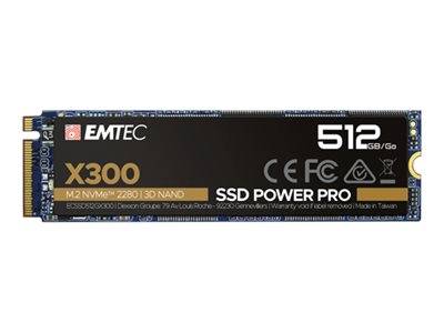 Emtec X300, 512 Go, M.2, 1700 Mo/s-2