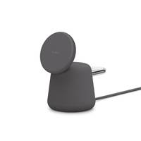 BELKIN PRO 2in1 MagSafe 15w Charging Stand Charcoal-1