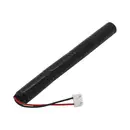 Batterie éclairage de secours NiMH 4.8V 500mAh L1x4 Lady N avec câble 60mm et prise convient pour Fega et Schmitt KMU003
