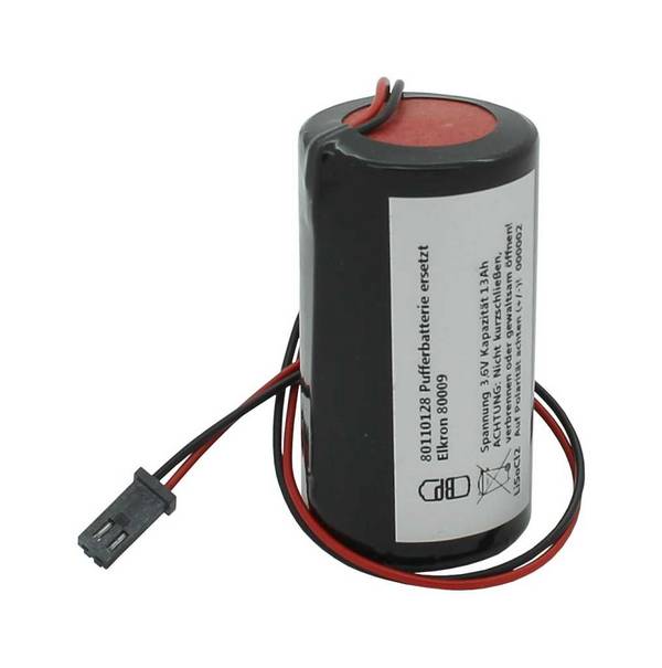 Batterie de secours LiSoCl2 3.6V 13Ah remplace Elkron 80009