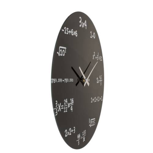Horloge en verre MATHEMATIC 35 cm-1