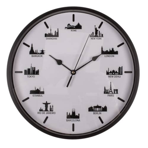 Horloge design Villes du Monde 30 cm-0