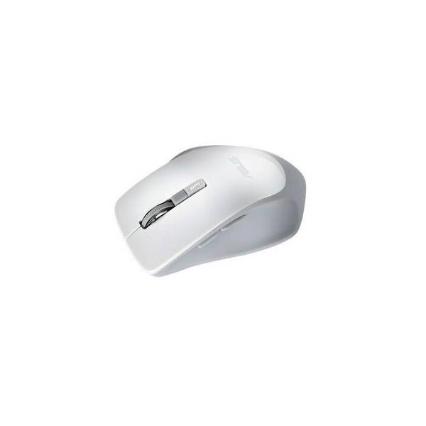 ASUS WT425, Droitier, Optique, RF sans fil, 1600 DPI, Perle, Blanc