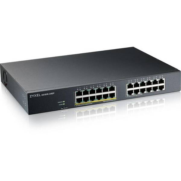 Zyxel GS1915-24EP, Géré, L2, Gigabit Ethernet (10/100/1000), Connexion Ethernet, supportant l'alimentation via ce port (