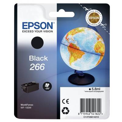 EPSON 4LB 266 ink cartridge black standard capacity 250 pages 1-pack RF-AM blister w/s-0