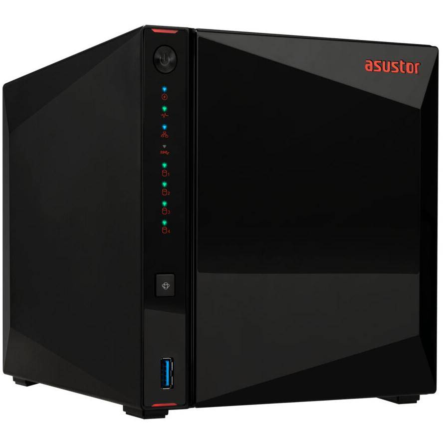 ASUSTOR NAS 4-BAY NIMBUSTOR 4 GEN 4 CELERON N5105 4C 2.0GHZ/4Go/2.5GBE/HDMI/USB 3Y WTY-3