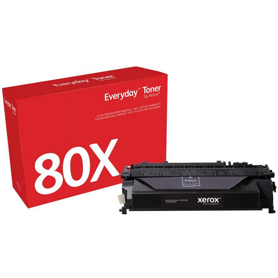 Everyday Toner Noir ™ de compatible avec HP 80X (CF280X), Grande capacité, 11500 pages, Noir, 1 pièce(s)-1