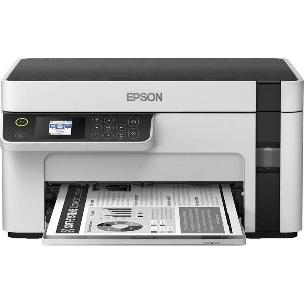 EPSON EcoTank ET-M2120 MFP Mono B/W ink-jet A4 15ppm print 150 sheets USB Wi-Fi white