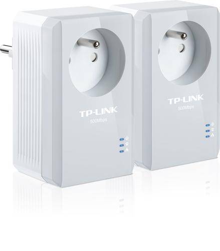 TP-Link TL-PA4015P KIT, 500 Mbit/s, IEEE 802.3, IEEE 802.3u, Fast Ethernet, 10,100 Mbit/s, HomePlug AV, OFDM-0