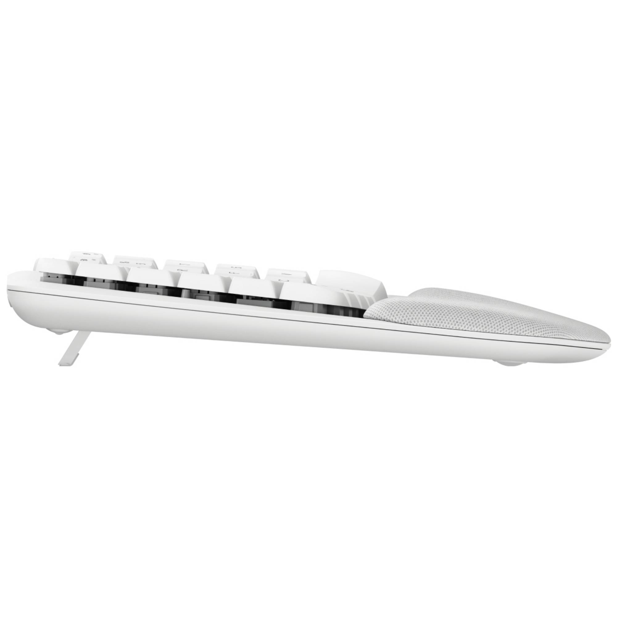 Logitech Wave Keys for Mac, Taille réelle (100 %), Sans fil, Bluetooth, Clavier à membrane, AZERTY, Blanc-1