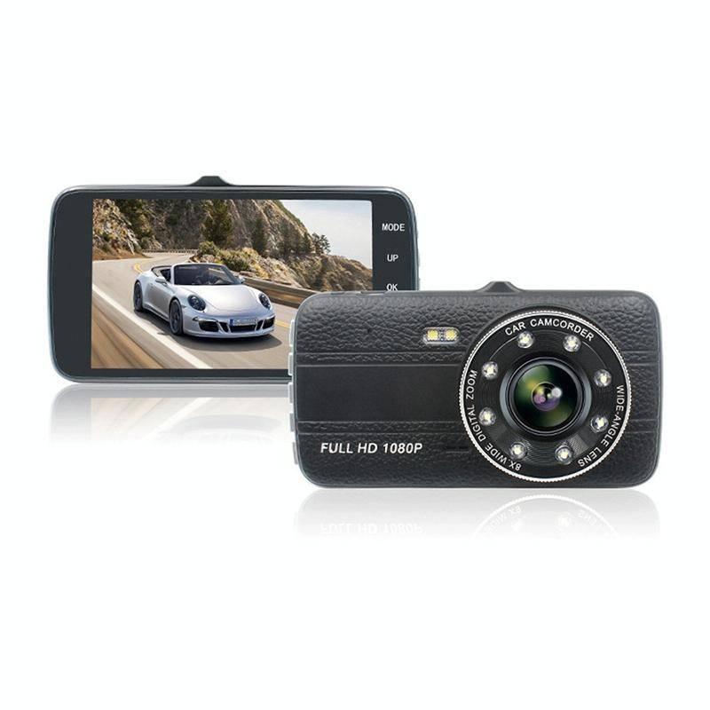 Dashcam Full HD 1080p 4 Pouces Enregistrement en Boucle Vision Nocturne + SD 16Go YONIS-0