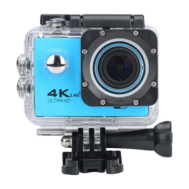 Caméra Sport 4K Ultra HD Waterproof Wifi Pour Cyclisme Plongée Sous-Marine Action 1080P + SD 16Go Bleu YONIS-0
