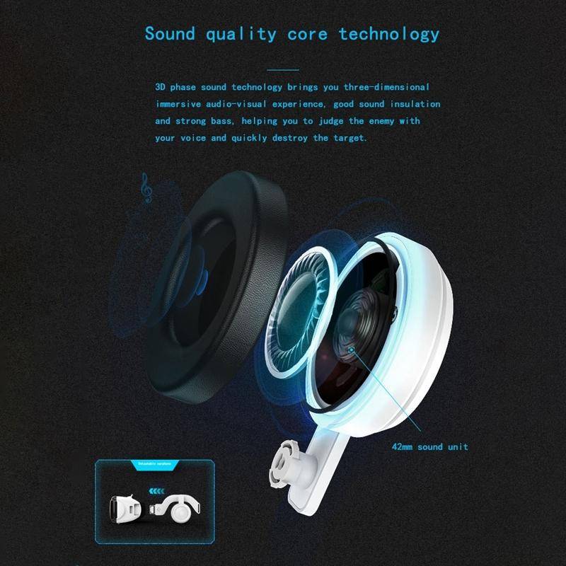 Casque VR 3D Son Hifi Lunette Réalité Virtuelle pour Smartphone 4,1 à 6,7'' YONIS-1