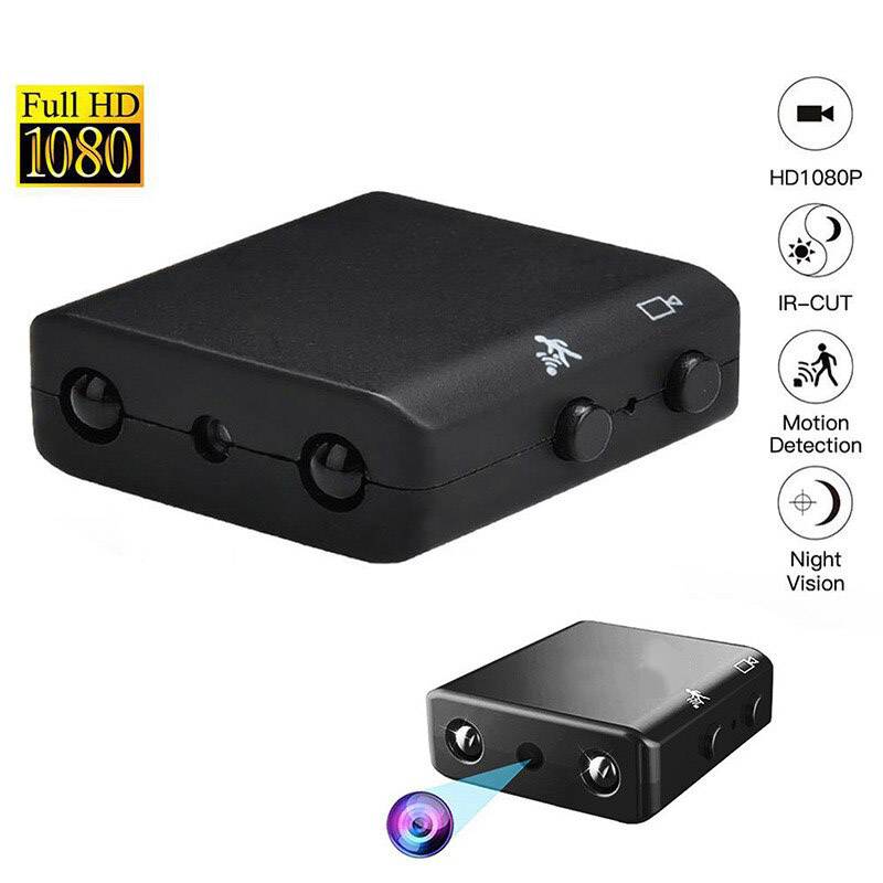 Mini Caméra Espion Full HD 1080 12Mpx Vision Nocturne LED IR Capteur Mouvement + SD 16Go YONIS-1