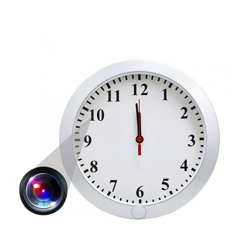 Horloge Caméra Espion Détecteur De Mouvement Nocturne IR Espionnage HD 720P + SD 8Go YONIS-0