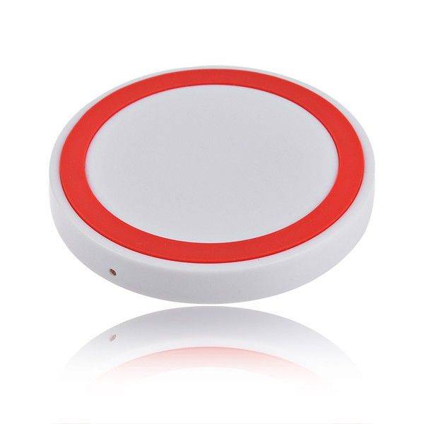 Station de Recharge Universelle Sans Fil Chargeur Qi À Induction Blanc Et Rouge YONIS-1