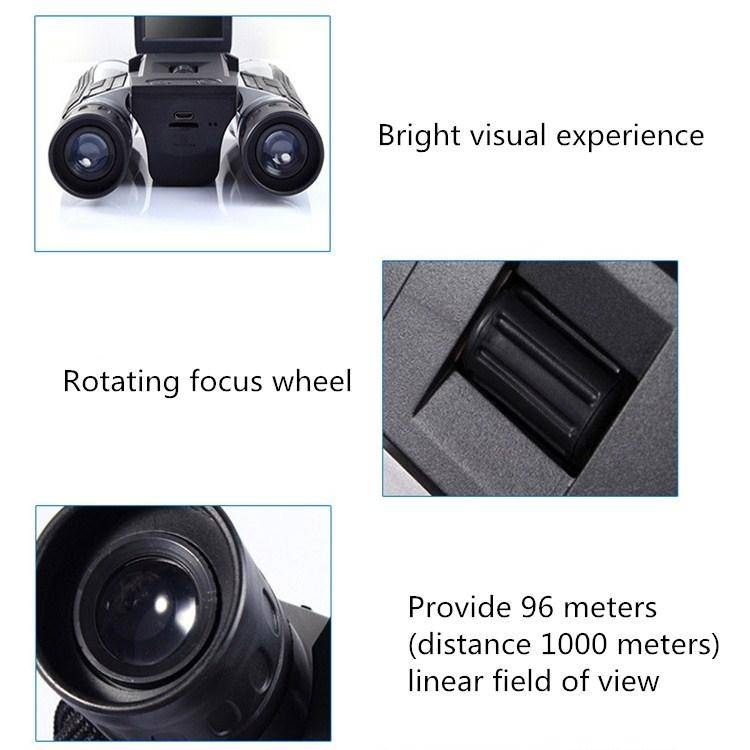 Jumelles Camera Full HD 1080p Zoom 12 X 32 Écran Couleur LCD - Yonis-1