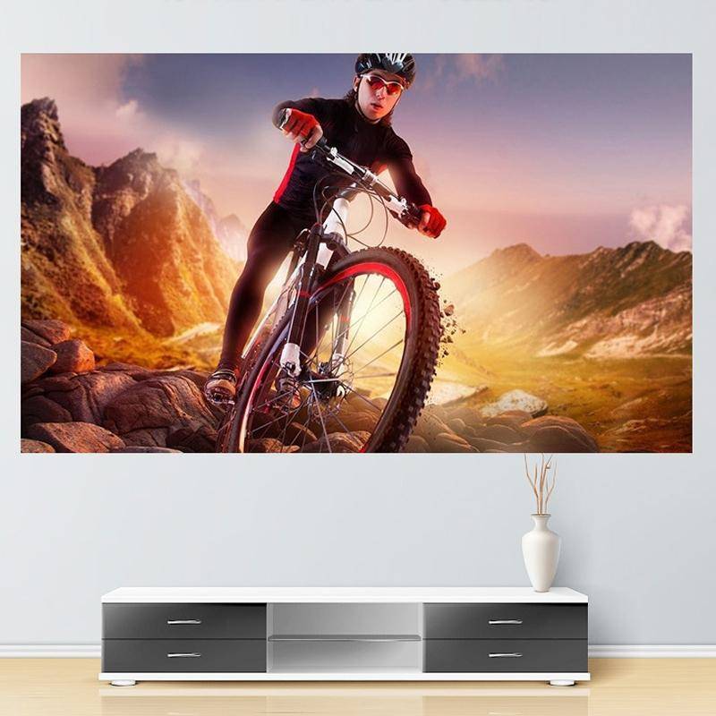 Écran Projection Pliable HD 4K 92' 16:9 4:3 Portable Facile Nettoyer YONIS-0
