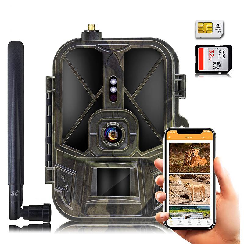 Caméra de Chasse 4K 36MP App Mobile Android iOS + 2 Batteries + SD 128Go YONIS-0
