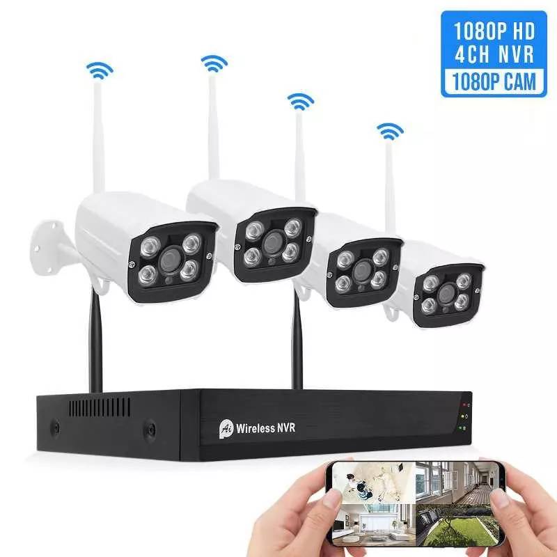 Kit Vidéosurveillance WiFi 1080P HD Sans Fil Avec Technologie AI Pour Sécurité Domestique YONIS-0