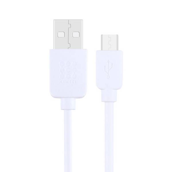Câble Tout Appareil Micro USB - USB Charge Synchronisation Rapide 1 Mètre Blanc YONIS