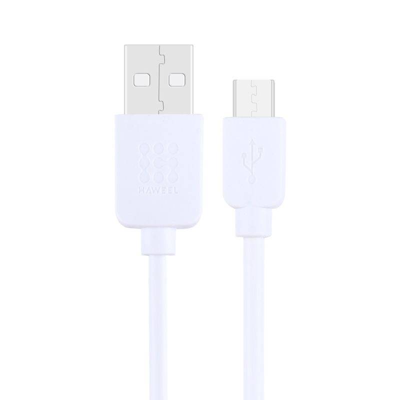Câble Tout Appareil Micro USB - USB Charge Synchronisation Rapide 1 Mètre Blanc YONIS-1