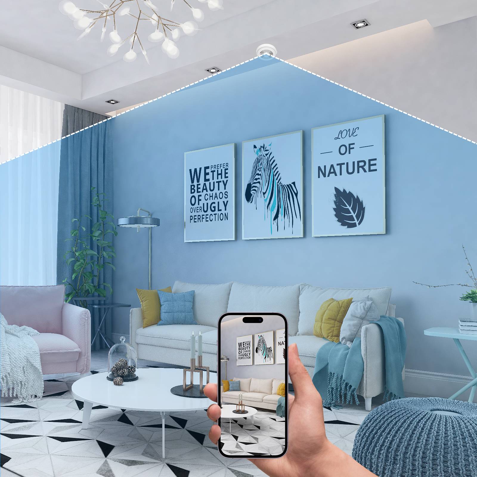 Détecteur de Fumée Caméra Espion Full HD 1080p PIR Vision Nocturne Wifi App Android iOs + SD 128Go YONIS-2