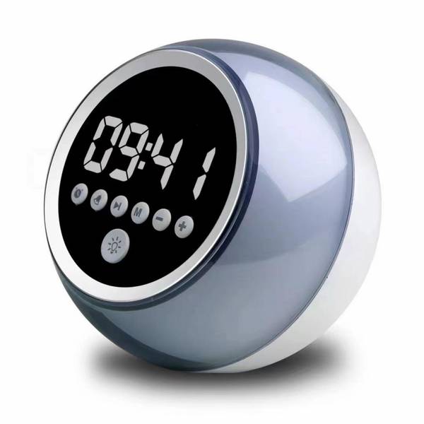 Mini Enceinte Bluetooth Multifonction Avec Alarme LED Ambient Light Et Haut-Parleur 5W YONIS