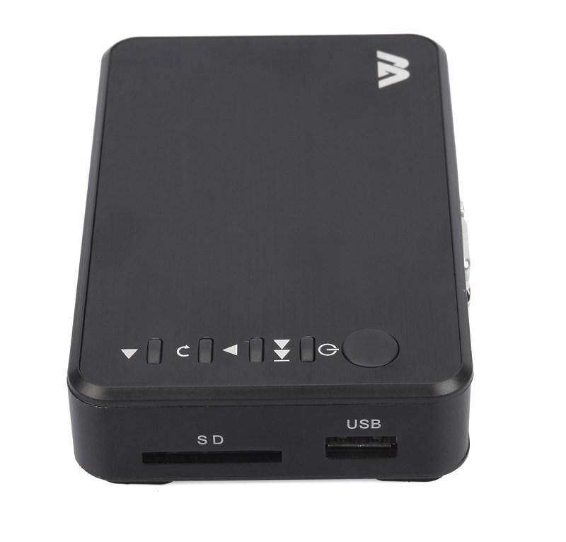 Mini Lecteur Multimédia Full HD 1080P HDd Carte SD USB Sortie HDMI Vga ROM 8 Go YONIS-2