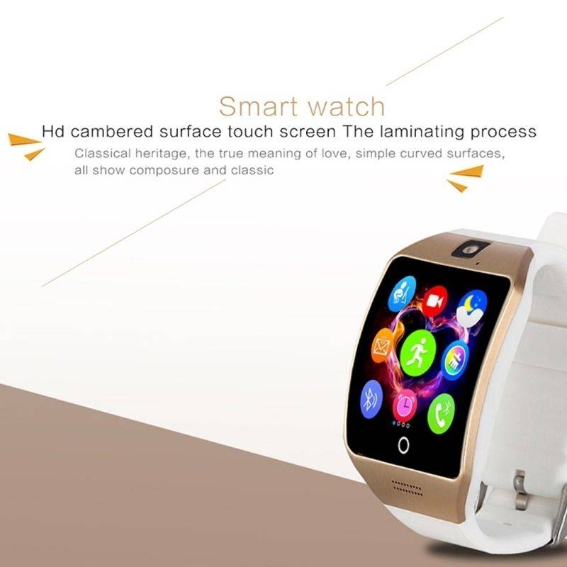 Montre Connectéee Téléphone iOs Android Smartwatch Bluetooth Antiperte Appels Sms Sim Blanc ROM 32 Go YONIS-1