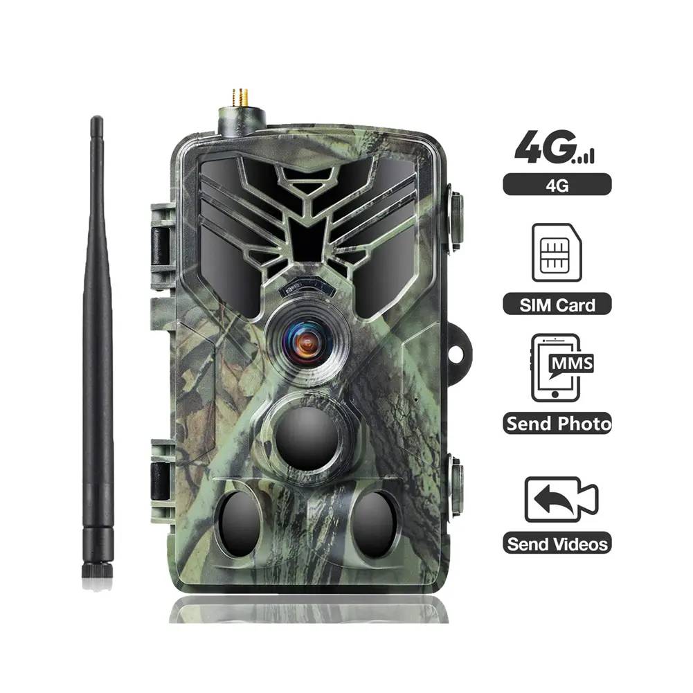 Caméra de Chasse à Batterie 5000 Mah 4K 30MP App Android iOs + 2 Batteries + SD 64Go YONIS-2