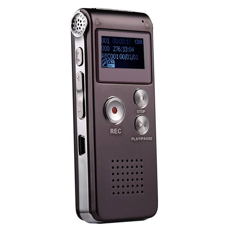 Dictaphone Professionnel USB Avec Enregistreur Vocal, Lecteur MP3 WAV et Fonction VAR ROM 32 Go Violet YONIS-0