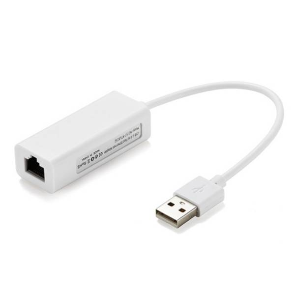 Adaptateur Ethernet Rj45 USB Smartphone Tablette Tactile Android Tv Blanc YONIS
