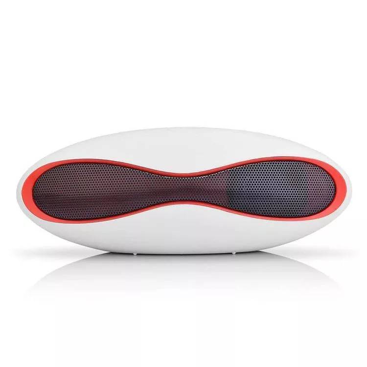 Enceinte Bluetooth Rugby 3D Stéréo Mini Avec Radio MP3 et Slot TF Blanc YONIS-0