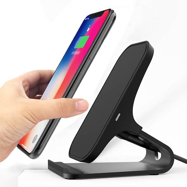 Chargeur Sans-Fil Qi Charge Rapide Portable Smartphones Induction Noir YONIS