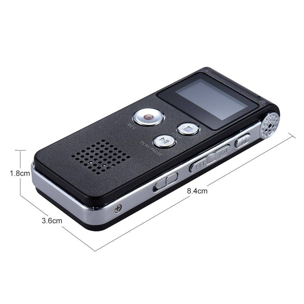 Dictaphone Professionnel USB Avec Enregistreur Vocal, Lecteur MP3 WAV et Fonction VAR ROM 4 Go Violet YONIS-1
