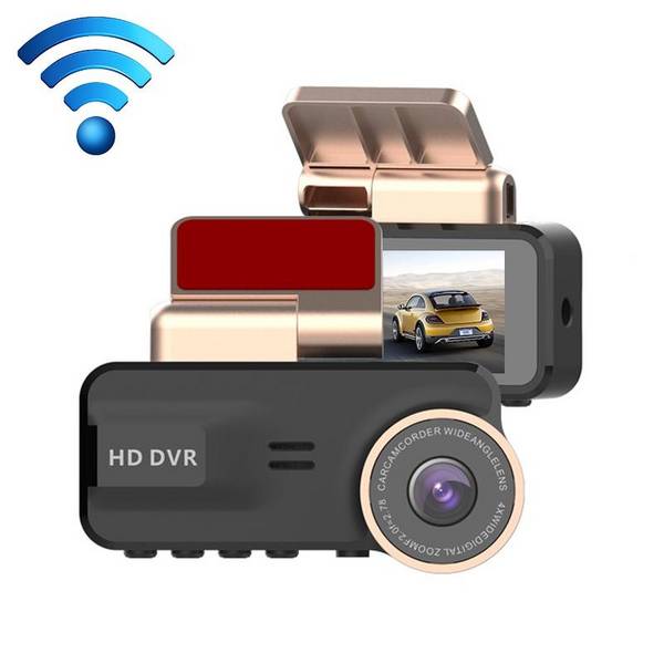 Dashcam HD 1080P Vision Nocturne WiFi Connexion Rapide Enregistrement Automatique Grand Angle YONIS