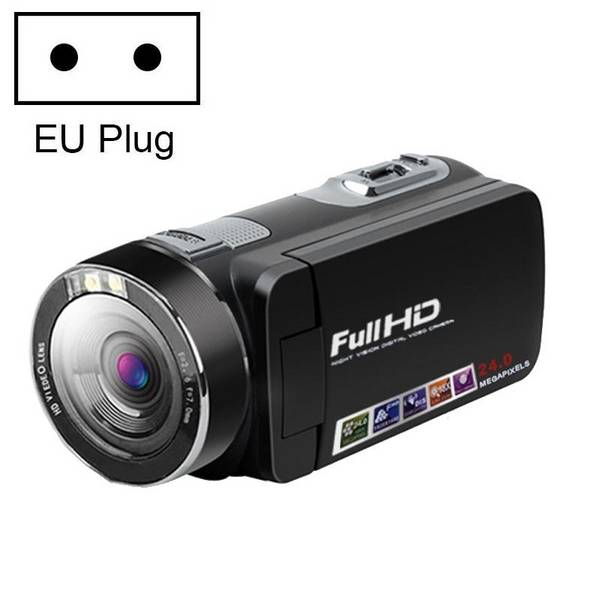 Mini Camescope Numérique Full HD 1080P Zoom Numérique 16X 16Mp Ecran LCD 3 pouces ROM 4 Go YONIS