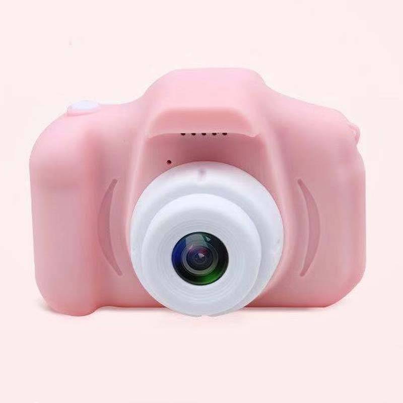 Appareil Photo Enfant 8MP HD Ecran 2.0 Pouces Portable SLR Jouet Numérique + SD 8Go Rose YONIS-1
