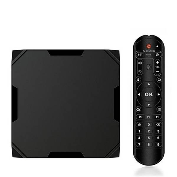 Box Android TV 8K Ultra 4GB+64GB Smart Media Player Avec Télécommande Vocale YONIS