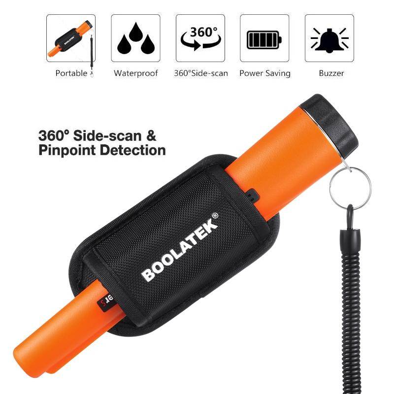 Détecteur De Métaux Or Haute Sensibilité 5cm Alarme Sonore Et Vibration 9V Noir YONIS-1