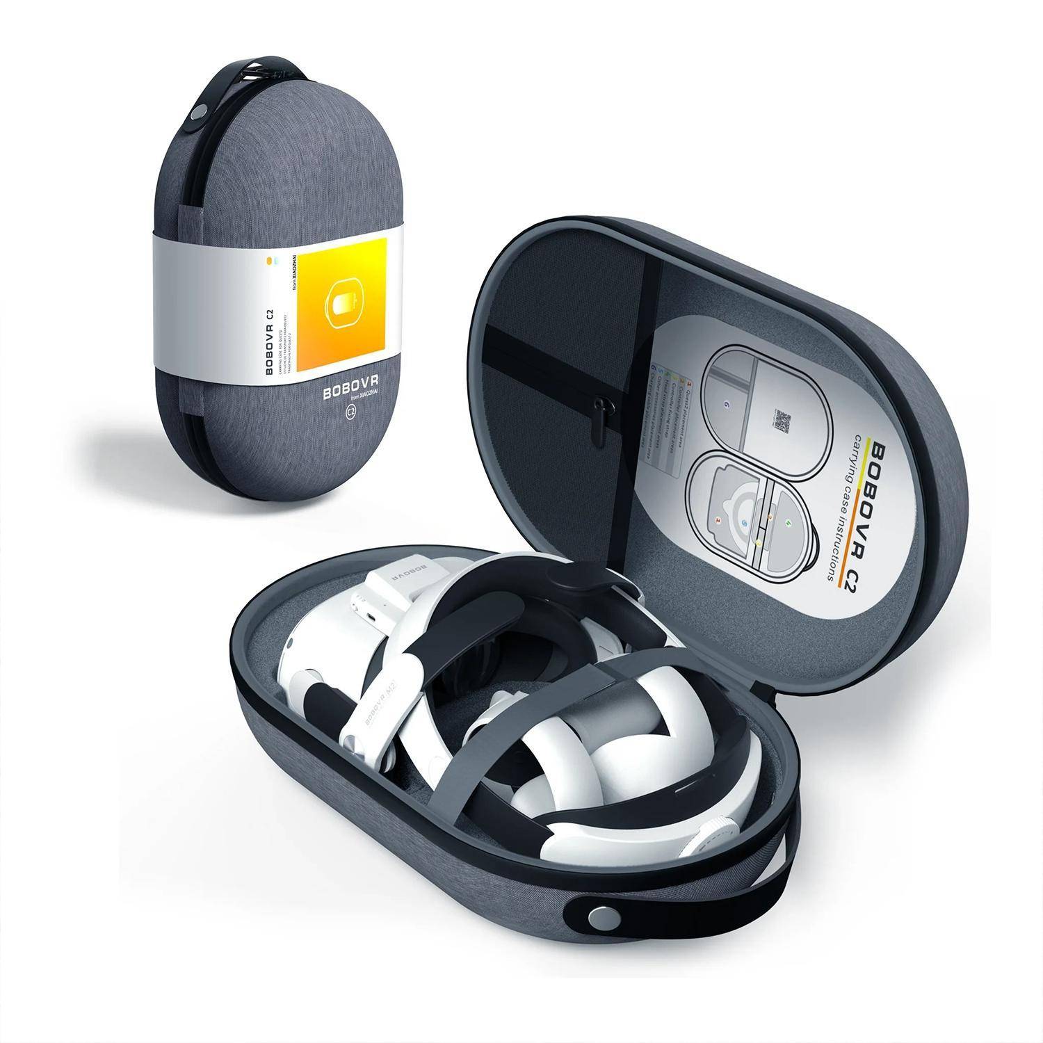 Etui Portable Spacieux Pour Casque Réalité Virtuelle Compatible Avec Bande M2 Et Elite YONIS-0