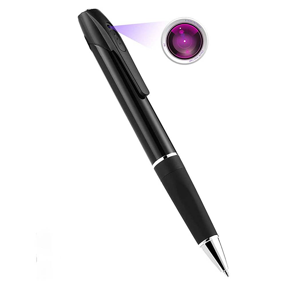 Stylo Caméra Espion Full HD 1080P 30FPS Surveillance Vidéo et Audio Intégré + SD 32 Go - Yonis-0
